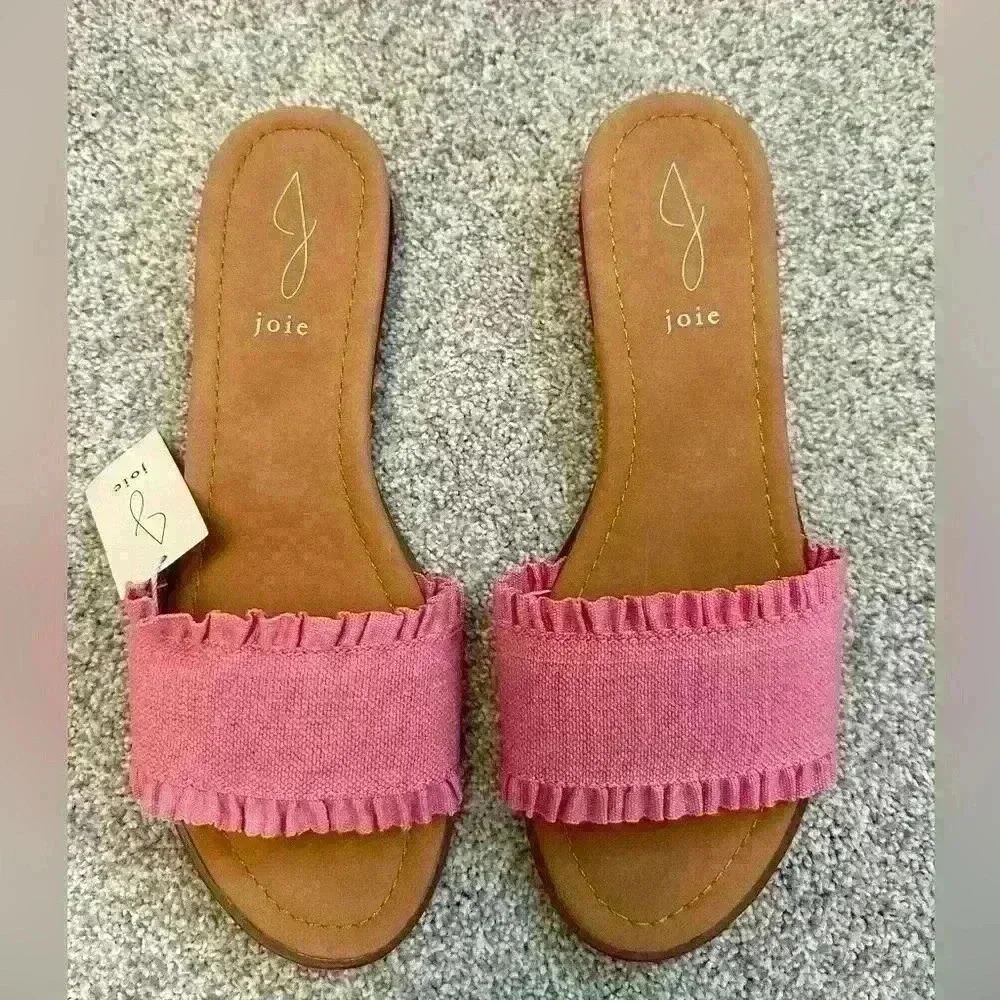 NWT Joie Eidel Slide Pink Size 10‎ - Picture 2 of 7